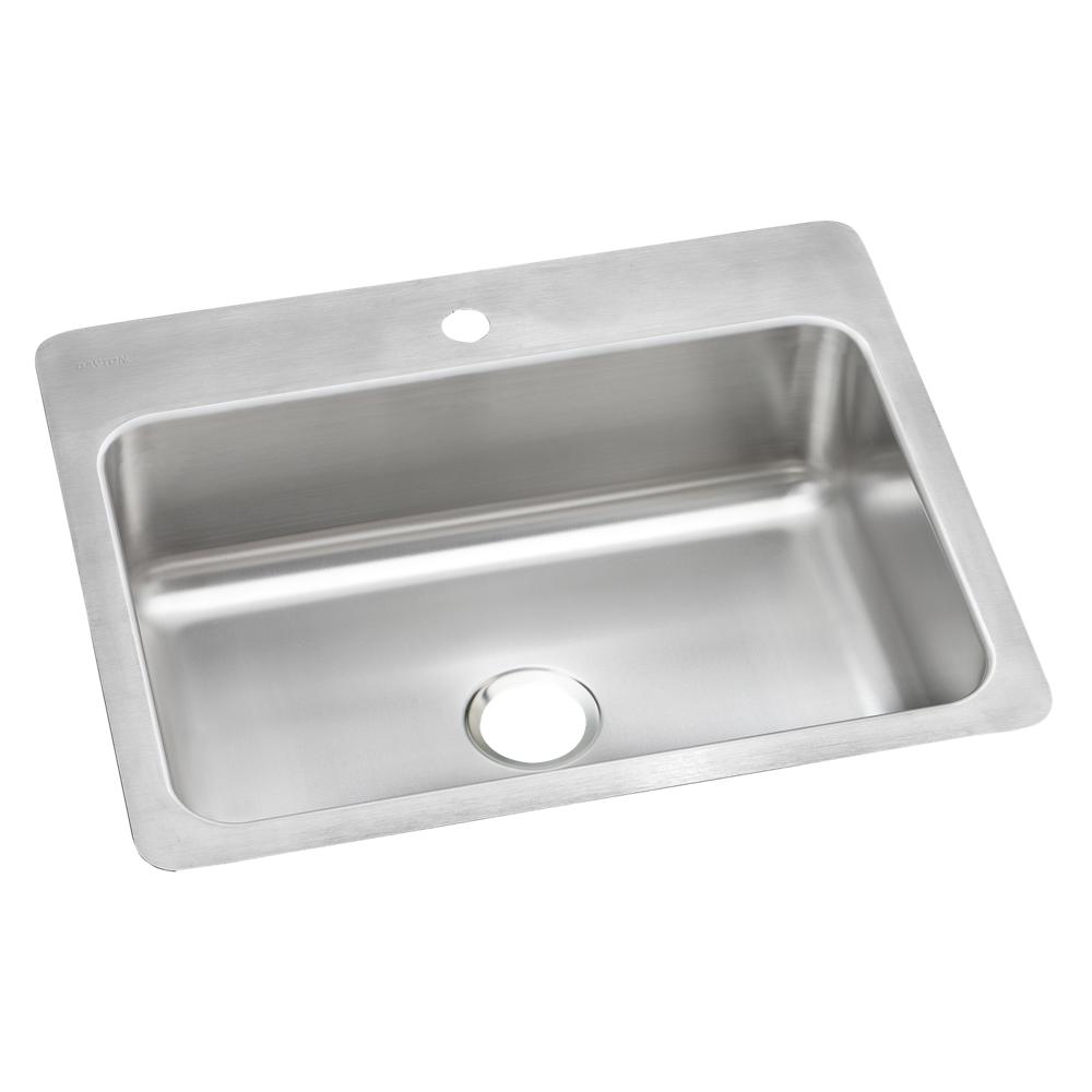Elkay DSESR12722 | Dayton Single Bowl Dual Mount Sink | 27" x 22" x 8"