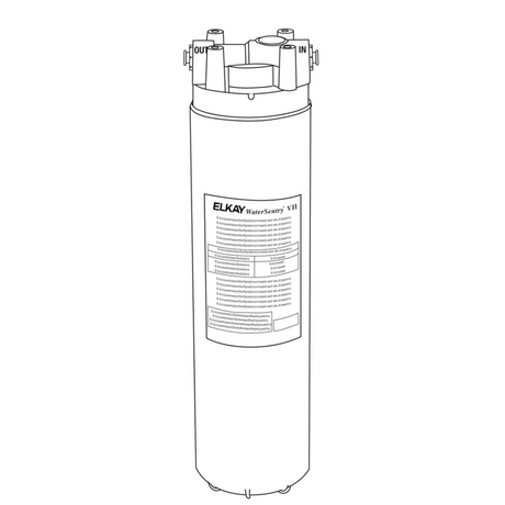 Elkay EWF172 | WaterSentry® VII Filter Kit | 1500-gallon capacity, For use with Filterless units - BottleFillingStations.com