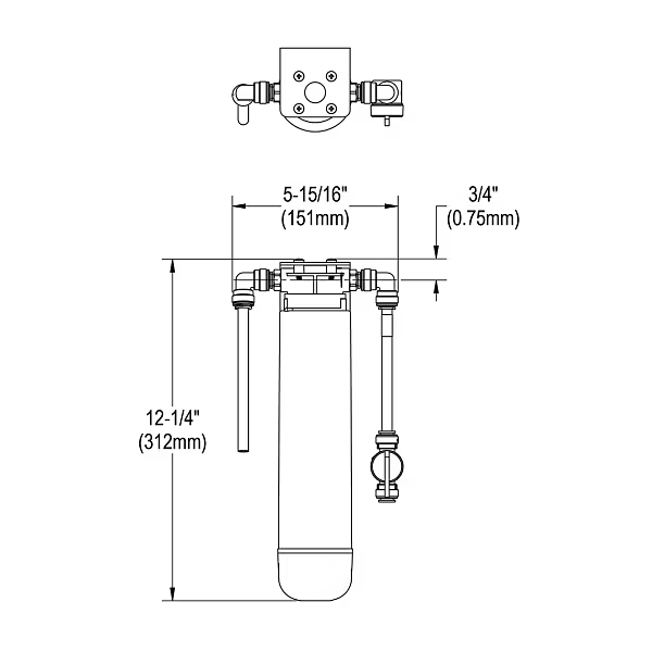 Elkay EWFPF5M | WaterSentry 5-micron Sediment Pre-filter Filtration Kit