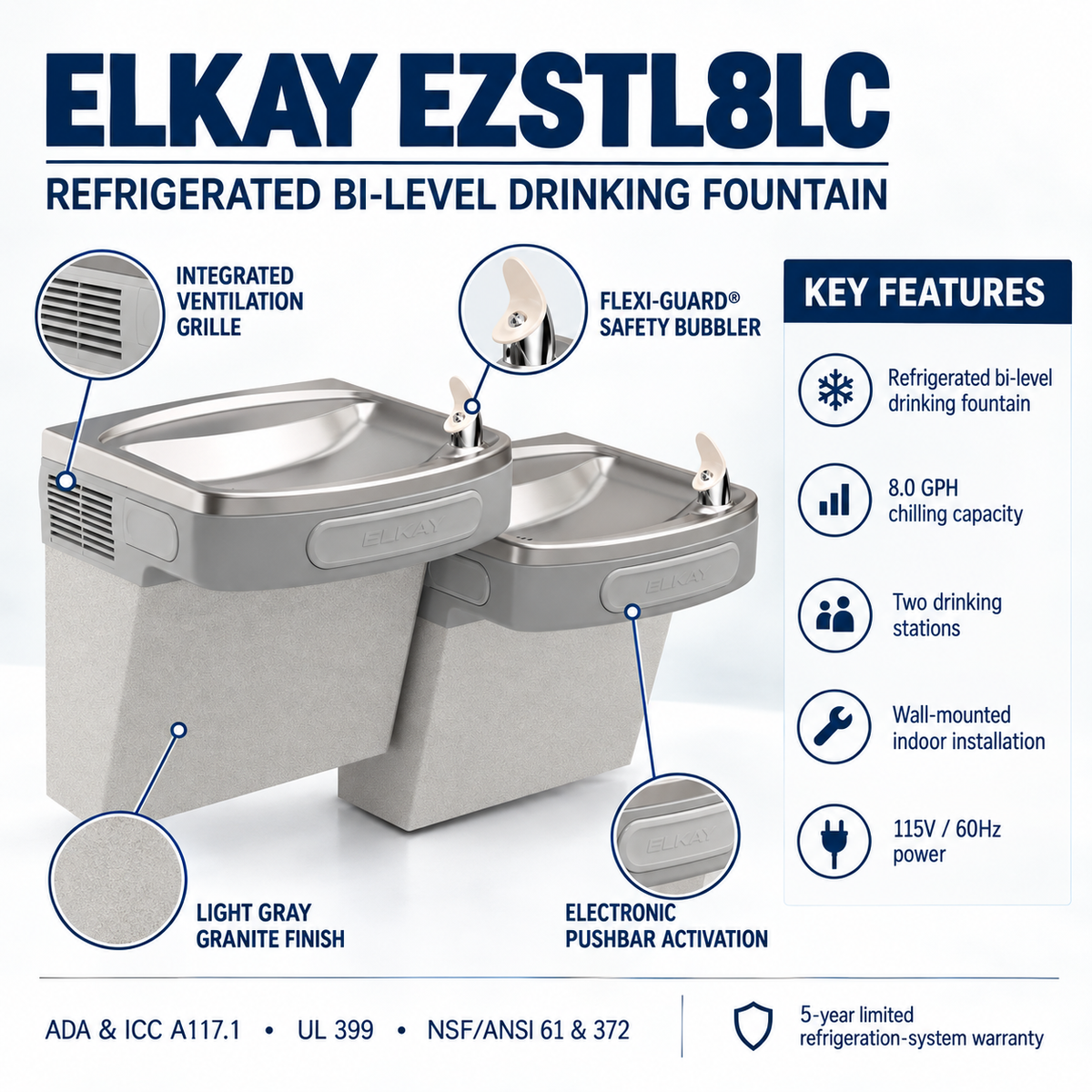 Elkay EZSTL8LC