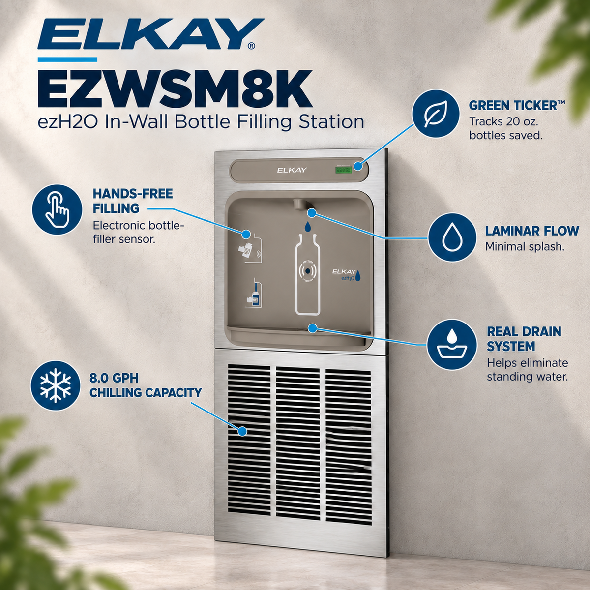 Elkay EZWSM8K