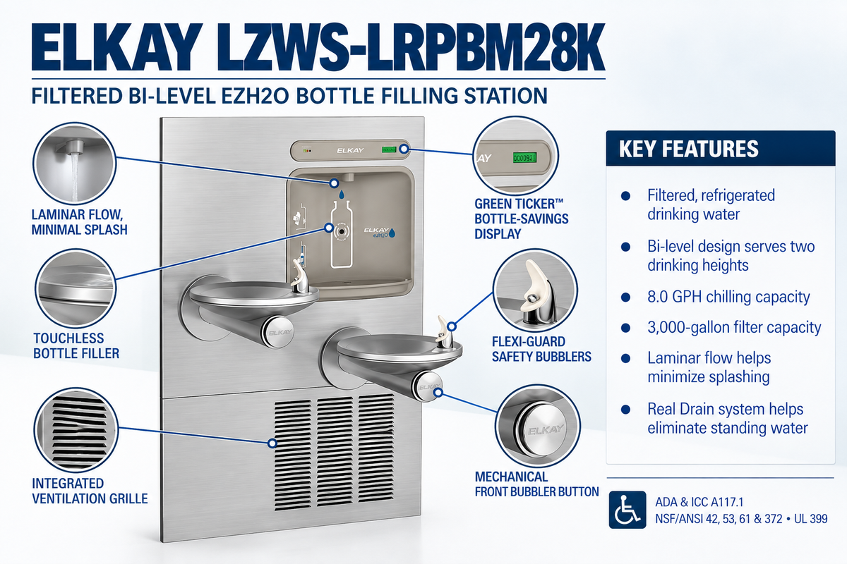 Elkay LZWS-LRPBM28K