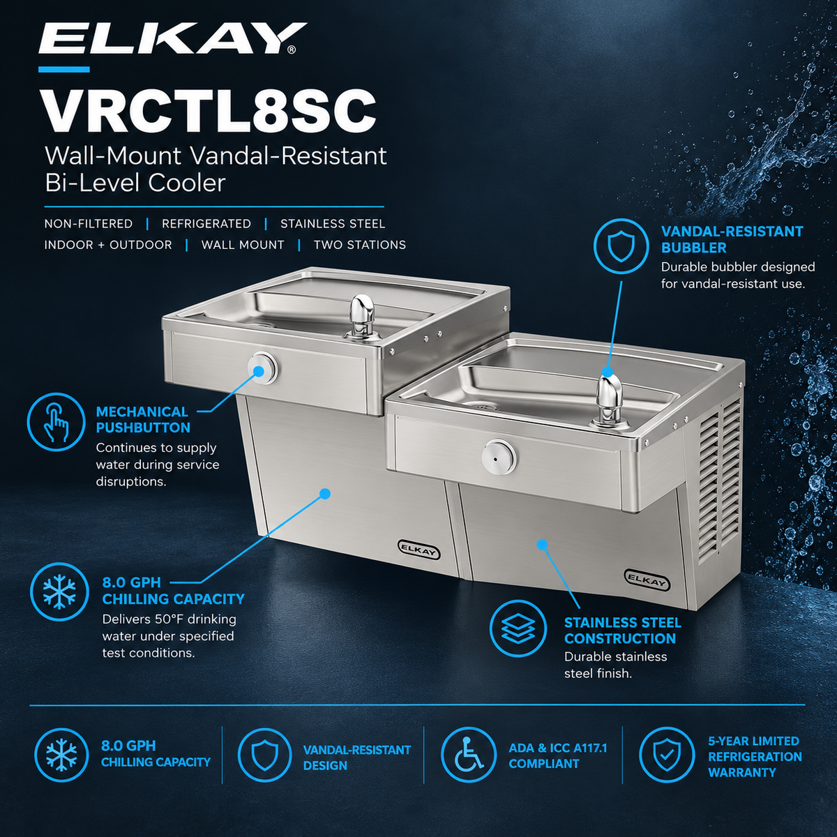 Elkay VRCTL8SC