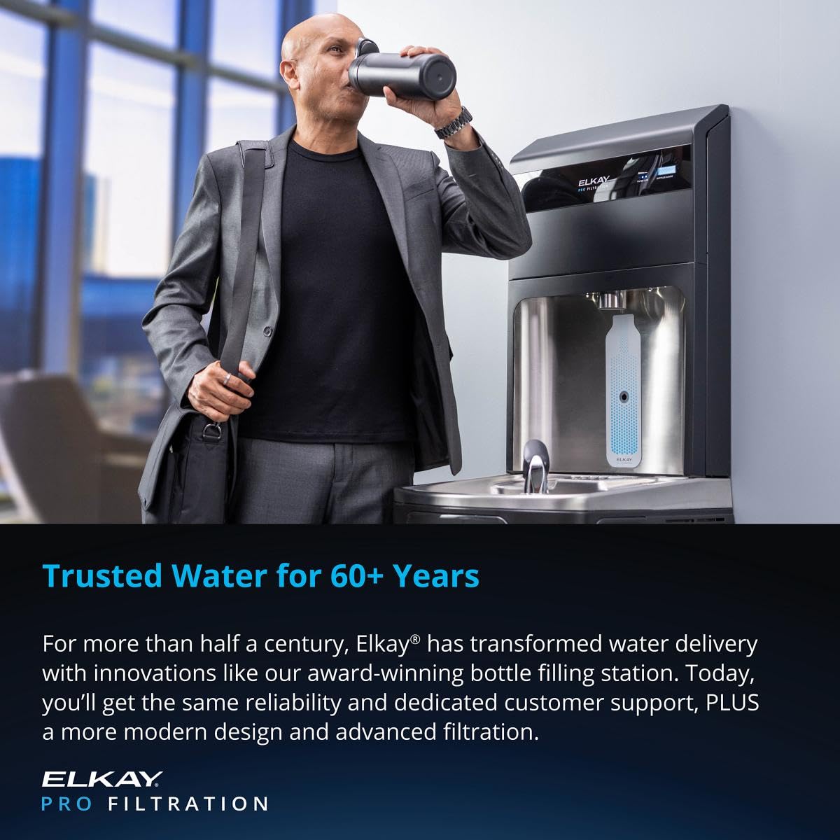 Elkay FLP4 | Replacement Filter for Pro Filtration PFAS | 4,000 Gallon, Lead + Microplastics