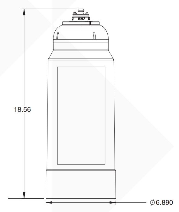 Everpure EV433914 | Claris XXL Replacement Cartridge Dimension