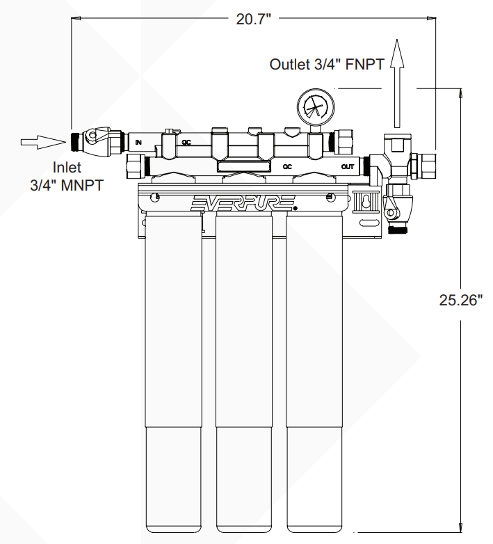 Everpure EV927503 | QC7I Triple-MC2
