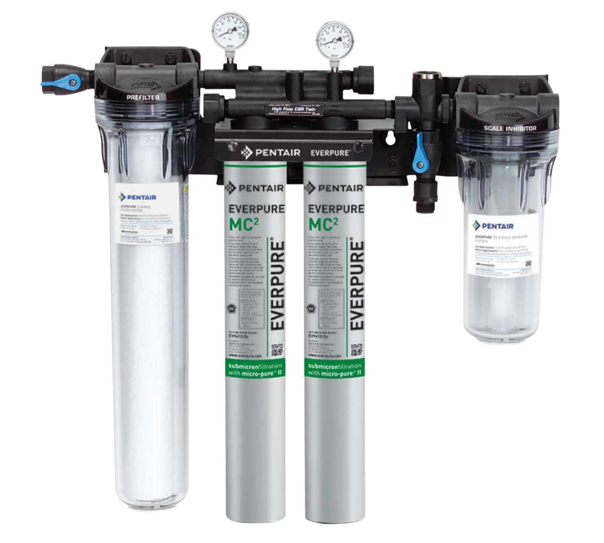 Everpure EV933042 | High Flow CSR Twin-MC2 18,000 gal