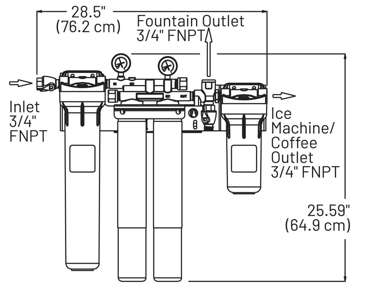 Everpure EV933042 DImension