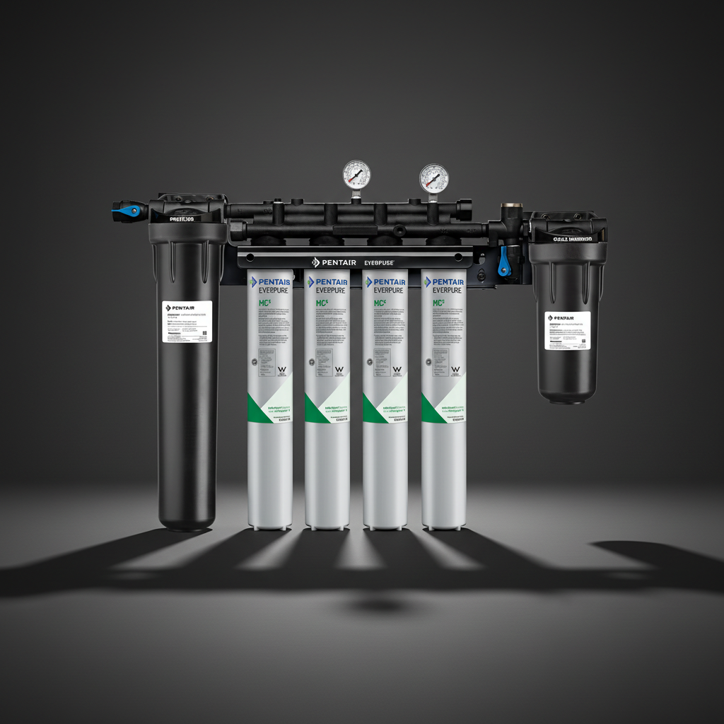 Everpure EV943710 | High Flow CSR Quad-MC2 System | 36,000 gal, 6.7 gpm - BottleFillingStations.com