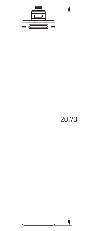 Everpure EV960725 | ESO7 Replacement Cartridge Dimension