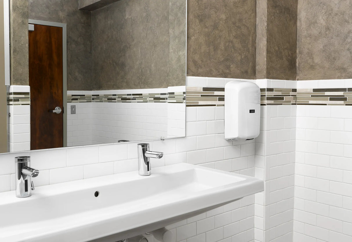 Excel TA-ABS | ThinAir Hand Dryer, Automatic, White Polymer