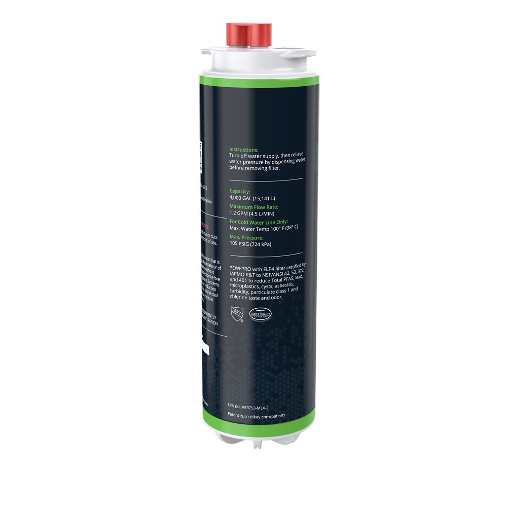 Elkay FLP4 | Pro Filtration System for PFAS, Lead & Microplastics with 4000 Gal Capacity