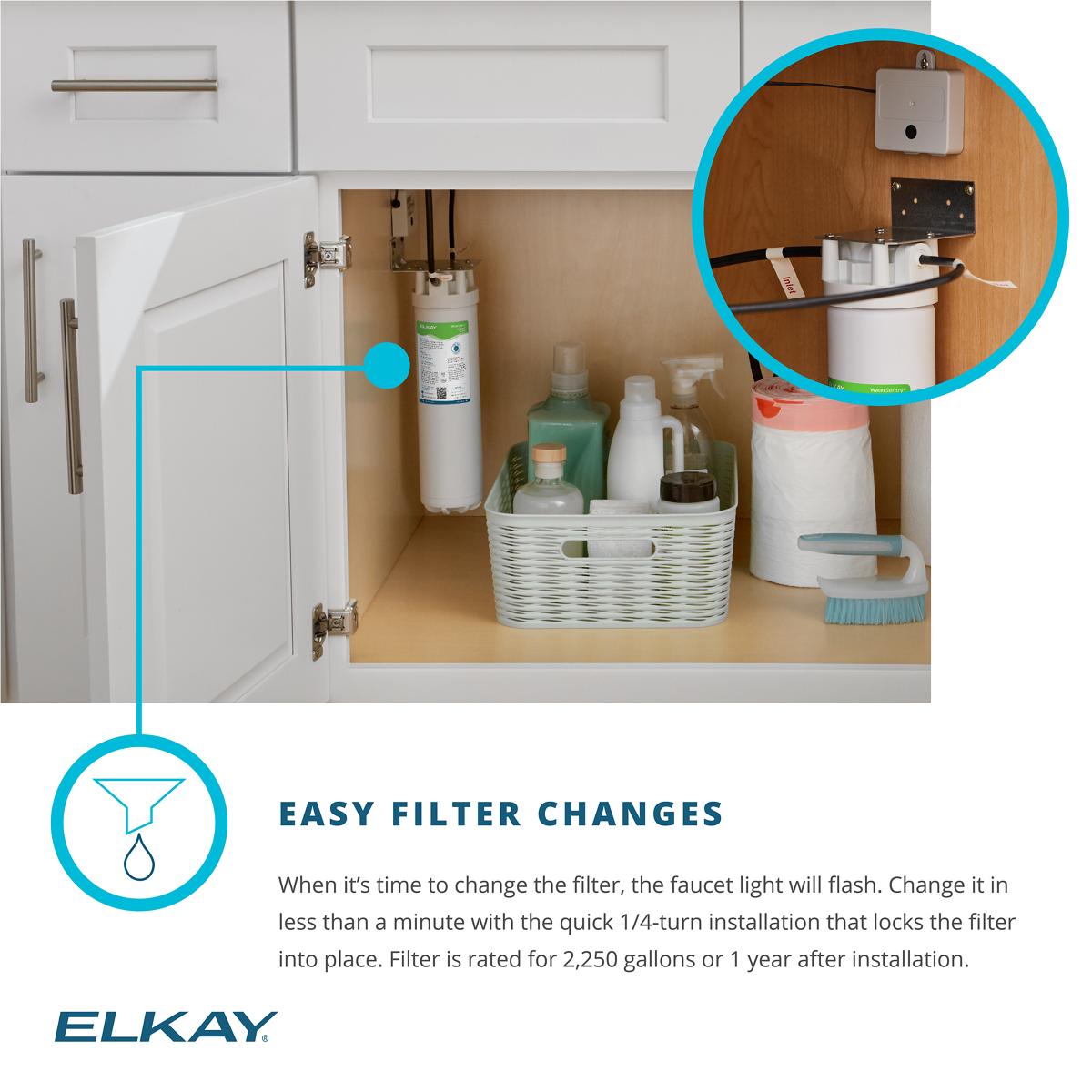 Elkay ELGU2522BK0FLC