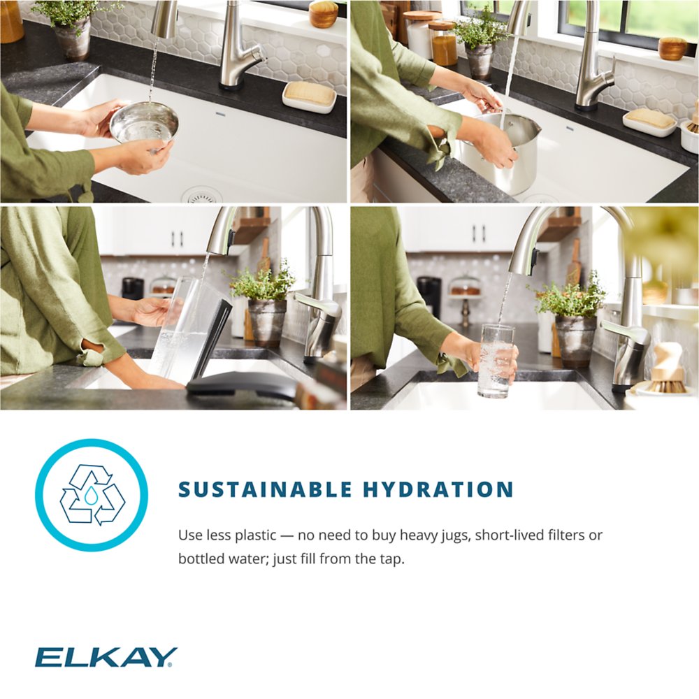 Elkay LKAV7051F | Avado Single Hole 2-in-1 Kitchen Faucet | Filtered Drinking Water