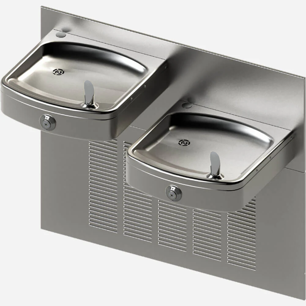 Murdock A192.8 | Bi-Level Wall-Mounted Drinking Fountain with Refrigeration System