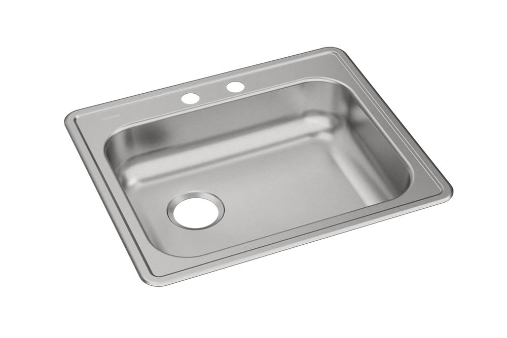 Elkay GE12521L | Dayton Single Bowl Drop-in Sink | 25" x 21-1/4", Left Drain