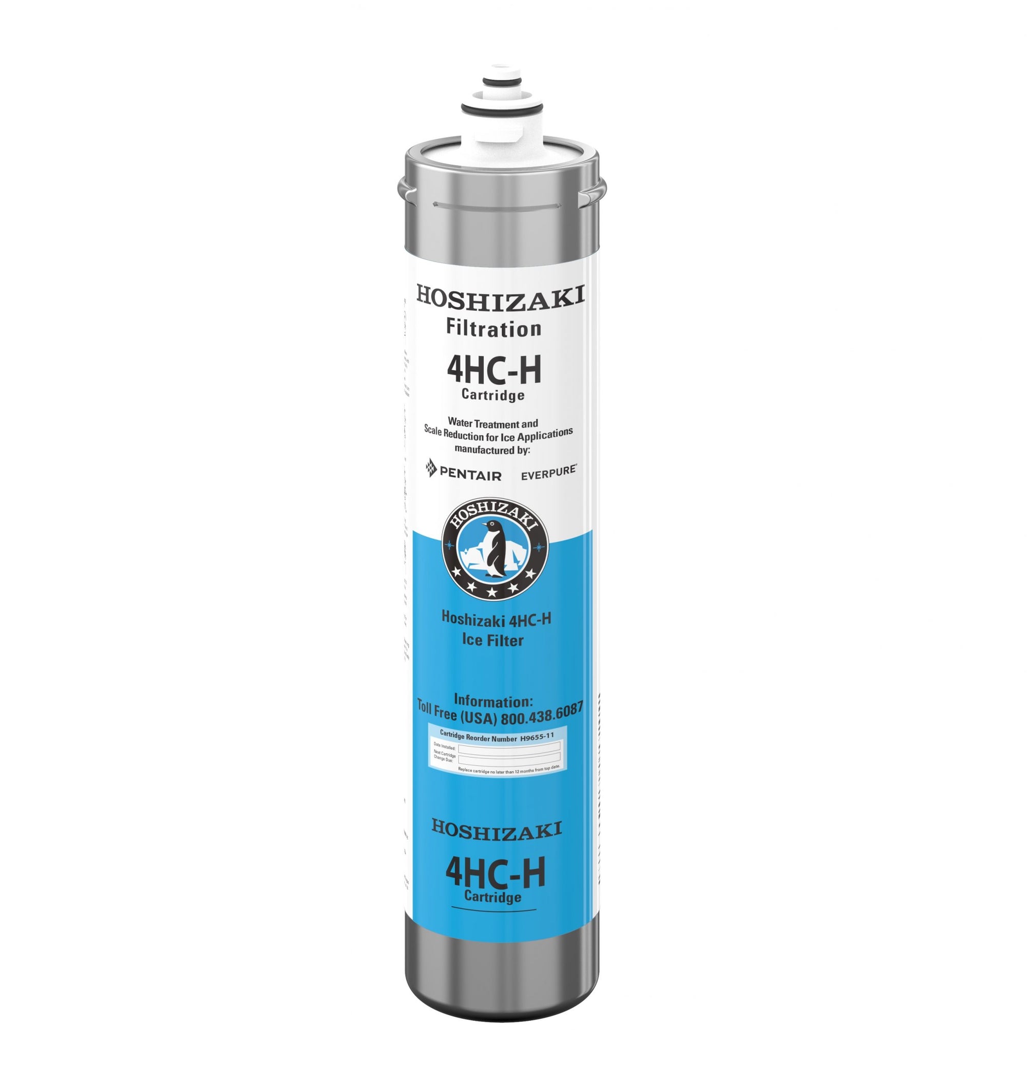 Hoshizaki H9655-11 | 4HC-H Water Filter Replacement Cartridge, 21,000 Gal Capacity, 0.5 Micron