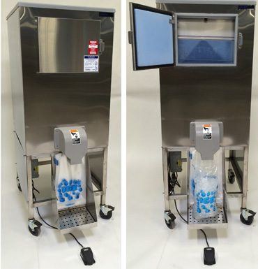 Hoshizaki HCD-500B | Ice Bagging System, 647 lbs, 30″ Wide, Stainless Steel