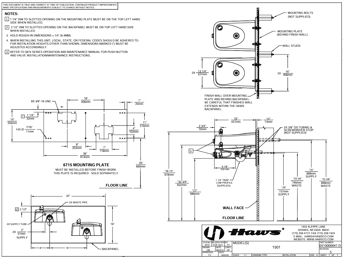 Haws 1501