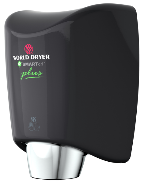 World Dryer K-162P2 | SMARTdri Plus Automatic Hand Dryer, Aluminum Black