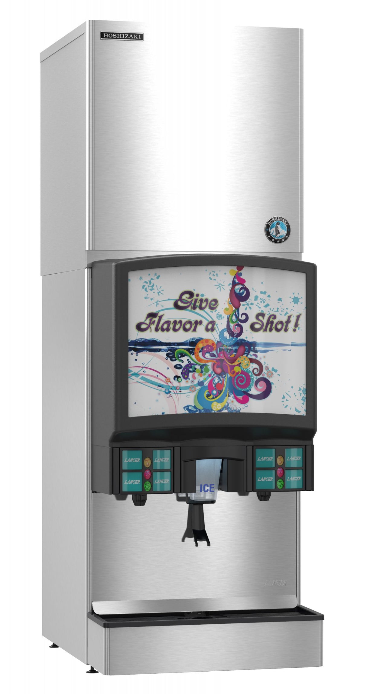Hoshizaki KMD-410MAJ | KMEdge Crescent Cuber Dispenser | Air-cooled
