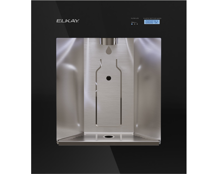 Elkay LBWD06BKK | Liv Built-in Refrigerated Water Dispenser | Filtered, Midnight