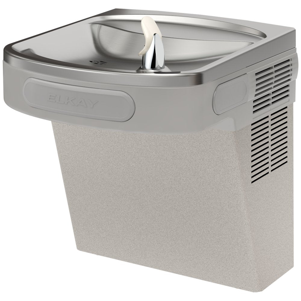Elkay LZS8L | Wall-mount EZ-style Drinking Fountain | Filtered, Refrigerated, Granite Gray