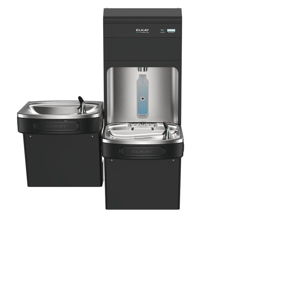 Elkay LZSTL8WSBPRO | Pro Filtration Bi-Level Bottle Filling Station | 8.0 GPH Refrigerated