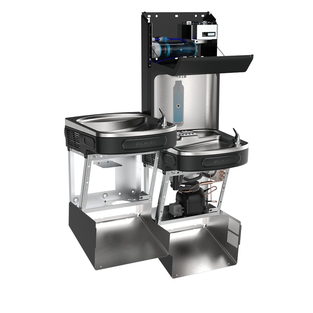 Elkay LZSTL8WSBPRO | Pro Filtration Bi-Level Bottle Filling Station | 8.0 GPH Refrigerated