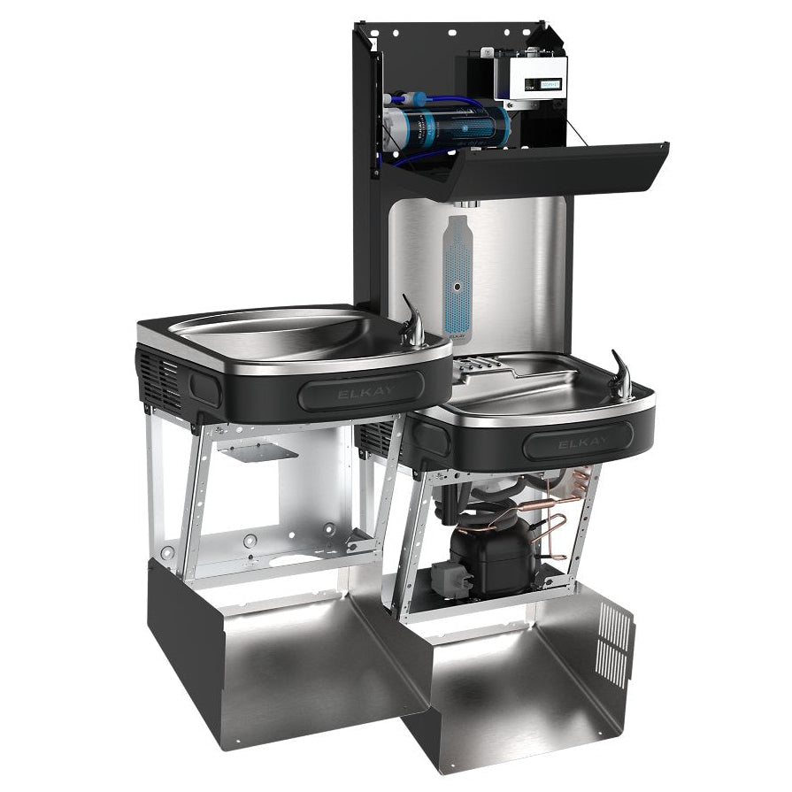 Elkay LZSTL8WSBPRO | Pro Filtration Bi-Level Bottle Filling Station | 8.0 GPH Refrigerated