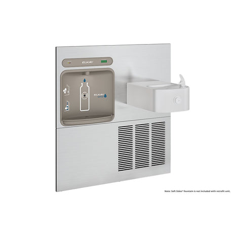 Elkay LZWS-ERFP8-RF | In-wall Retrofit Bottle Filler | Filtered, Refrigerated (For use with Elkay bi-level refrigerated Soft-sides fountains)