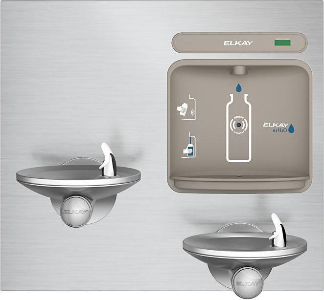 Elkay ERPBD28WSC | ezH2O Bottle Filling Station & Fountain | Stainless Steel