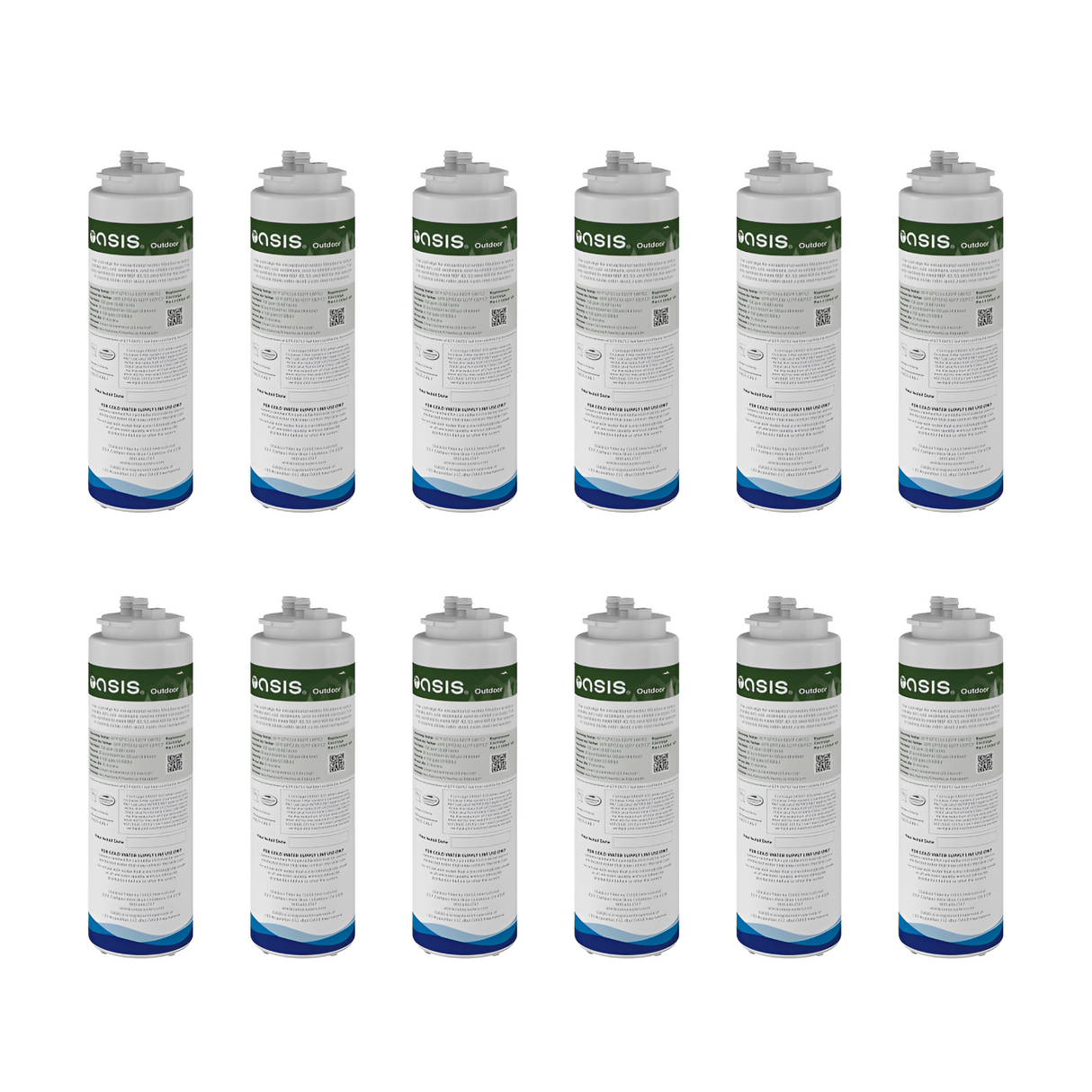 Oasis 041667-001 Outdoor Replacement Cartridge 12 Pack