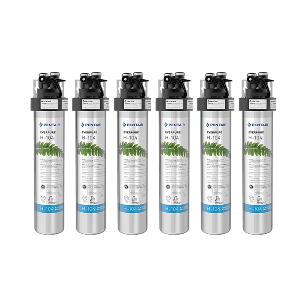 Pentair Everpure EV926270 | H-104 Drinking Water System | 6,000 gal (6 Pack)