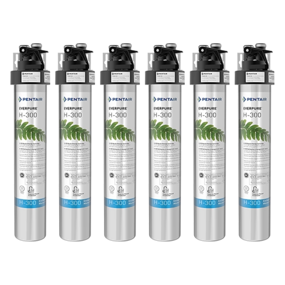 Pentair Everpure EV927070 | H-300 Drinking Water System | 6-Pack 1,800 gal