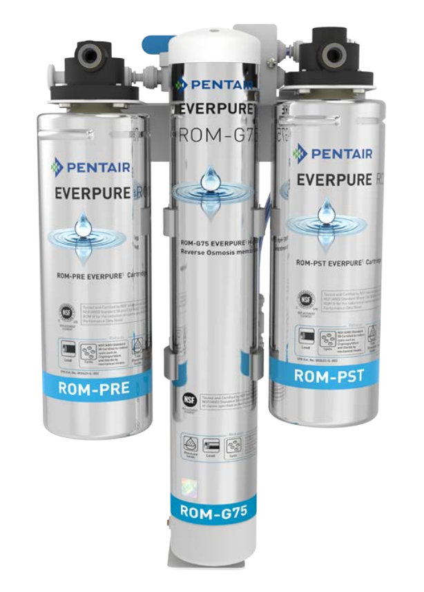 Pentair Everpure EV929650 | ROM IV 3-Stage RO System | 14 GPD, 18,925 L Capacity