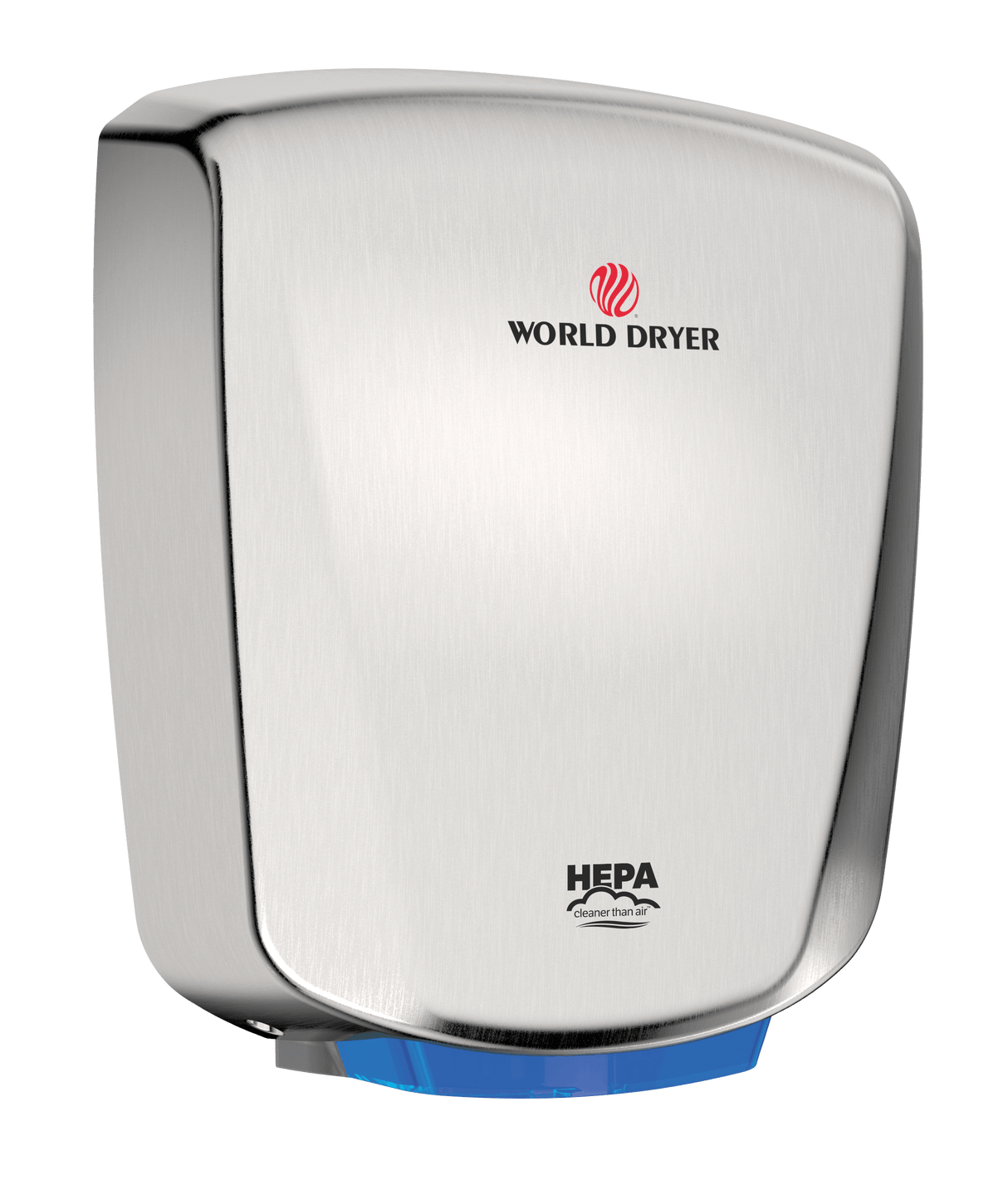 World Dryer Q-973A2 | VERDEdri Automatic Hand Dryer, HEPA-Filtered, Brushed Stainless Steel