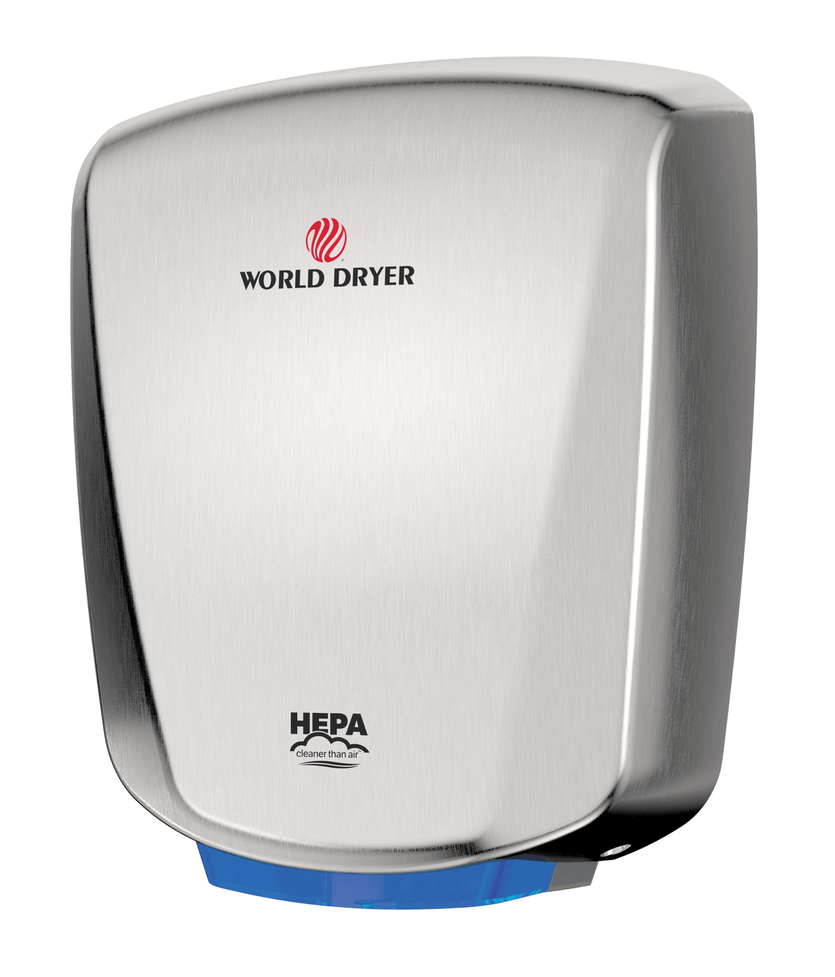 World Dryer Q-973A2 | VERDEdri Automatic Hand Dryer, HEPA-Filtered, Brushed Stainless Steel