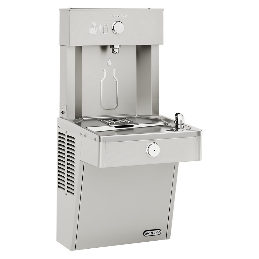 Elkay VRCDMWSK | Vandal-Resistant Mechanical Bottle Filling Station with Fountain