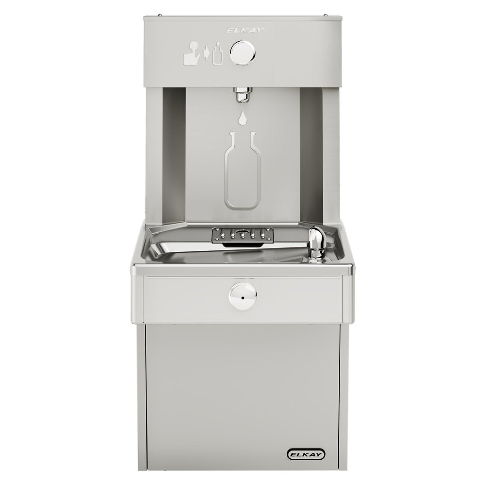 Elkay VRCDMWSK | Vandal-Resistant Mechanical Bottle Filling Station with Fountain