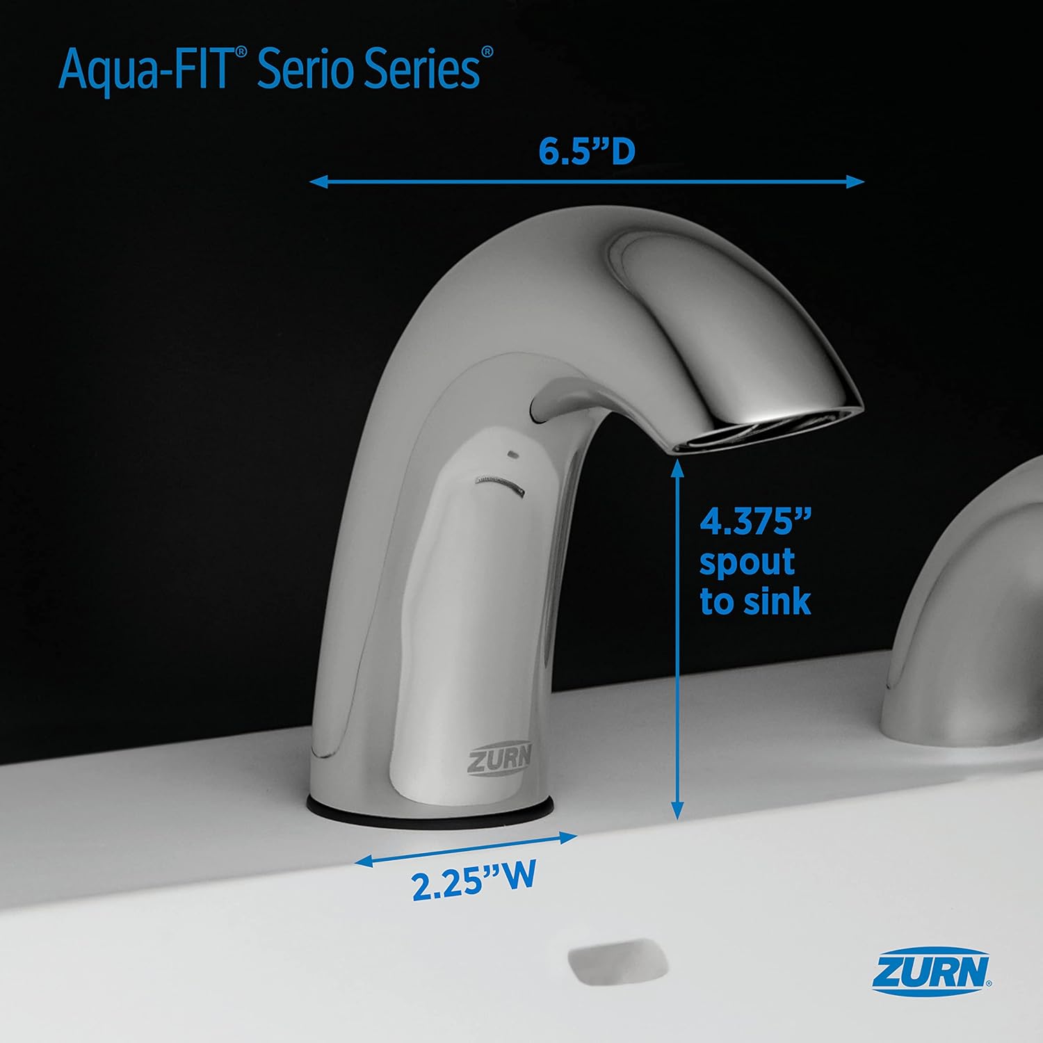 Zurn Z6950-XL-S-MV-E | Aqua-FIT Serio Series Sensor Faucet | Mixing Valve, 1.5 gpm