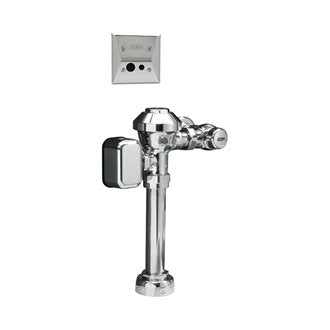 Zurn ZEMS6000PL-HET-W1 | AquaFlushPlus ZEMS Exposed Hardwired Sensor Flush Valve, In Wall Sensor, Chrome