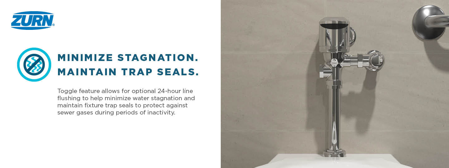 Zurn ZER6000AV-DF-TM-HW | EZ Flush Sensor Diaphragm | ADA Compliant, Hardwired, 1.1/1.6 gpf