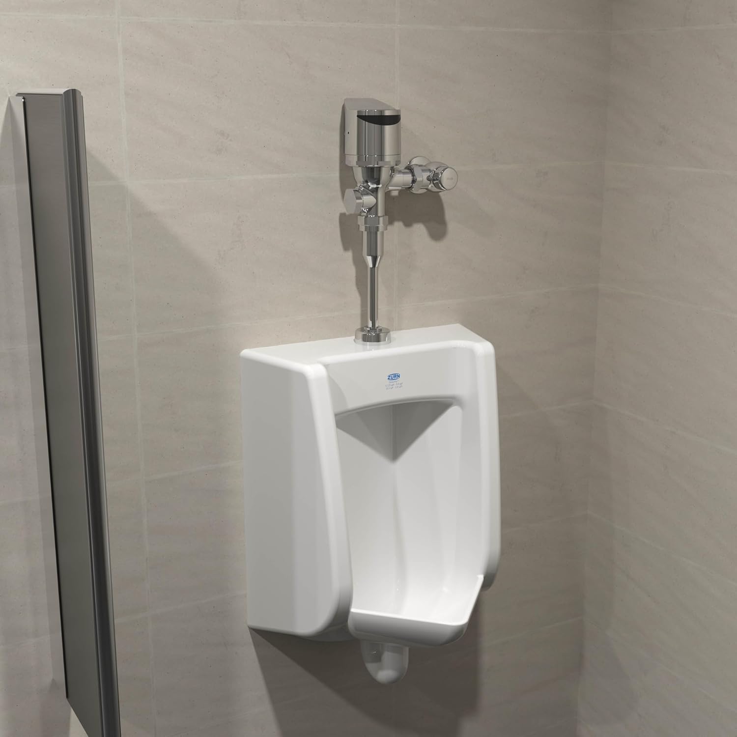 Zurn ZER6003AV-WS1-TM-YK | Top Mount Exp. Sensor Flush Valve for Urinal, Ceramic Gears, Battery