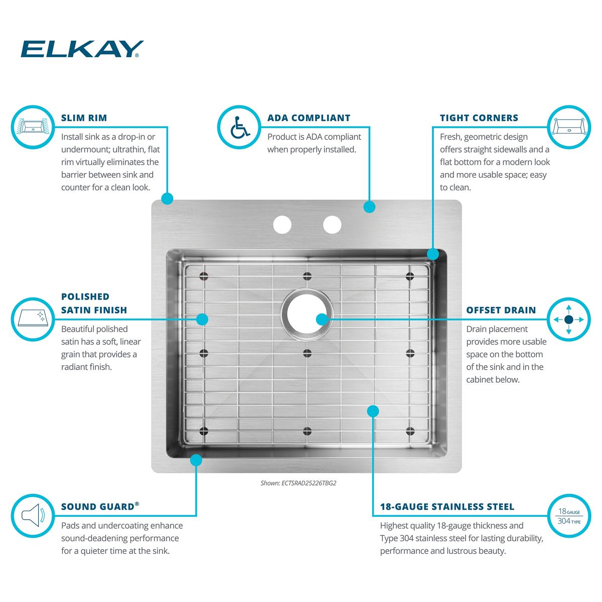 Elkay ECTSRAD25226TBG2