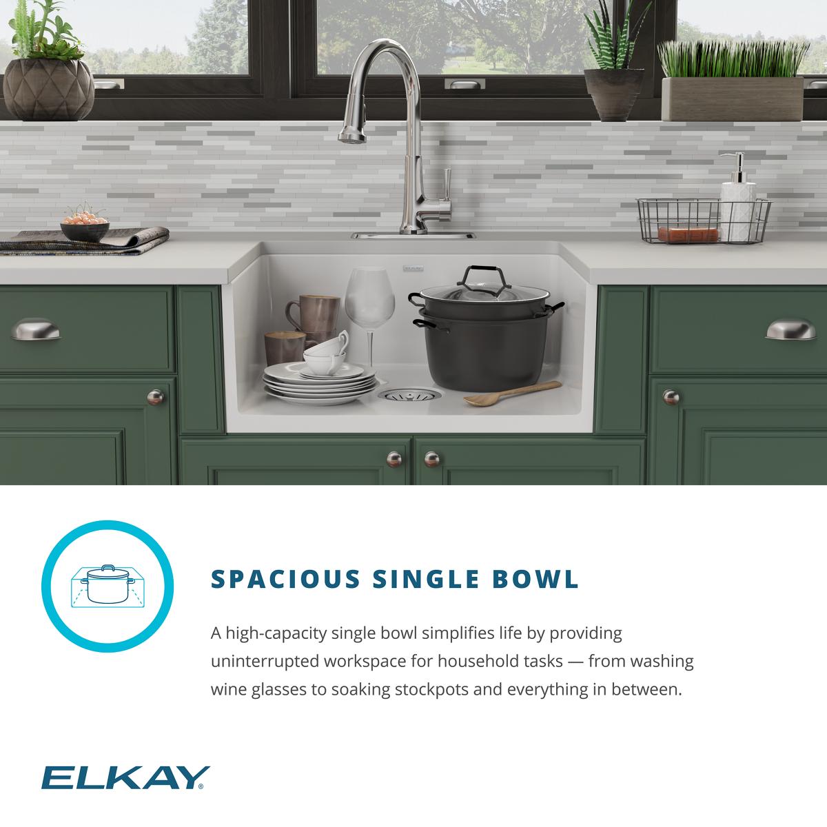 Elkay SWUF2520WHFLC