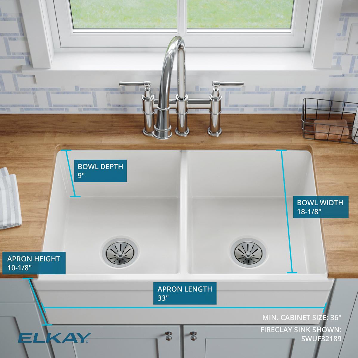 Elkay SWUF32189WH