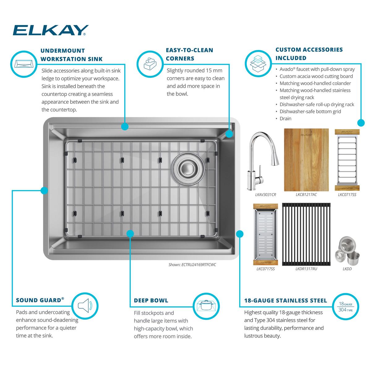 Elkay ECTRU24169RTFCW
