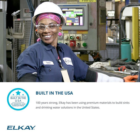 Elkay EDFP217C | Soft-sides Drinking Fountain, Bi-Level | Filterless, Non-refrigerated, Stainless Steel - BottleFillingStations.com