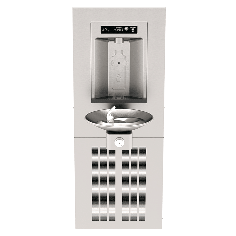 Haws 1001HSA.8 | RIVIVE® Chilled Recessed Bottle Filler & Fountain | 8 GPH - BottleFillingStations.com